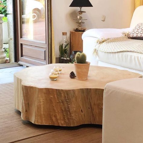 Lionsmade on Instagram: “Enjoy the perfectly polished piece of wood at the comfort of your living room.” Desert Furniture, Tree Stump Coffee Table, Stump Coffee Table, Log Coffee Table, Log Table, Stump Table, Live Edge Coffee Table, Unique Coffee Table, High Desert