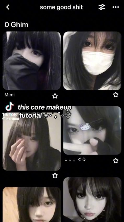 Asian Goth Makeup, Asian Goth, Korean Makeup Products, Doll Makeup Tutorial, Anime Eye Makeup, Alt Makeup, Makeup For Black Skin, Makeup Artist Tips, Face Makeup Tutorial