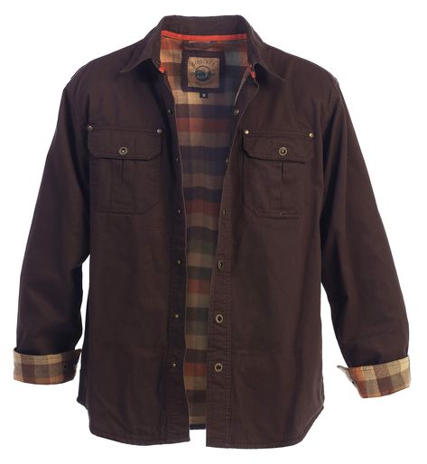 PRICES MAY VARY. 100% Cotton Import Button closure Machine Wash 100% Cotton Snap Button Up Twill Shirt Jacket with Interior Flannel Lining Snap Button Chest Pockets and Wrist Cuffs, 2 Side Pockets, and 1 Inner Pocket with Velcro Seal Solid Cotton Fabric with Soft Flannel Lining Designed for Comfort and Retaining Warmth. Perfect for Daily use outdoor or indoor leisures; party, travel, sightseeing, excursions, casual day at office, fishing, camping and much more. A relax fit through body jacket. M Heritage Style Men, Mens Plaid Flannel, Outdoorsy Style, Guys Clothing Styles, Sharp Dressed Man, Twill Shirt, Wrist Cuffs, Men Fashion Casual Outfits, Henley Shirts