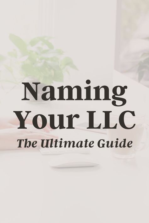 Benefits Of An Llc, Starting Llc Small Businesses, Creating An Llc, What Is An Llc, Llc Names Ideas, Llc Business Name Ideas, How To Get An Llc, How To Start An Llc, Llc Hacks