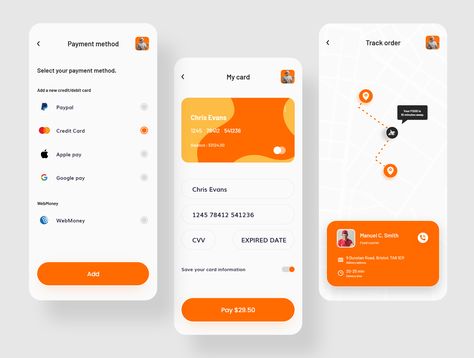 Eatko Food delivery UI kit Adobe XD IOS Ui kit #Paid, #Food, #Sponsored, #Eatko, #delivery, #kit Mobile Payment Ui, Payment Ui Design, Ux Kits, App Design Layout, Mobile Mockup, Desain Ui, Ios Ui, Food Delivery App, Mobile App Design Inspiration