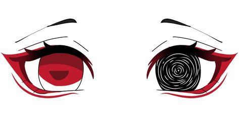 Demon Slayer Custom Character, Demon Slayer Eyes Reference, Kny Eyes Ideas, Demon Eyes Anime, Demon Slayer Eyes Base, Demon Slayer Eyes Drawing, Kny Eyes Base, Demon Slayer Oc Eyes, Anime Eyes Design