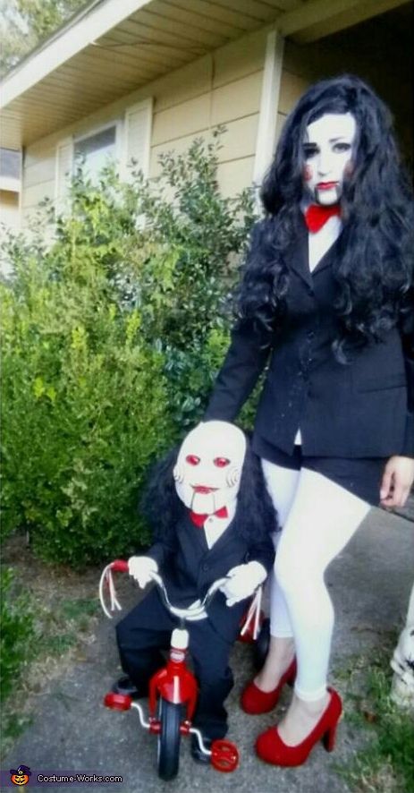 Billy Jigsaw - 2015 Halloween Costume Contest via @costume_works Film Villains, Billy Jigsaw, Female Joker Costume, Scary Kids Costumes, Halloween Gala, Jigsaw Costume, Jigsaw Halloween, 2015 Halloween Costumes, Scary Kids