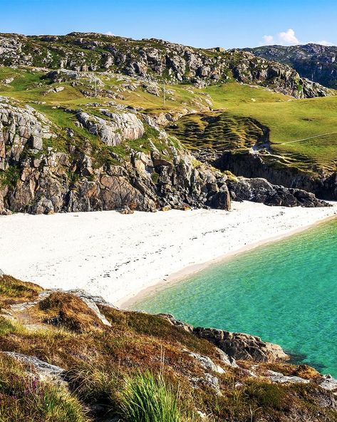 Scotland | Who would you take to this Scottish beach? ☀️ | Instagram Beaches In Scotland, Scotland Coast, Scottish Coast, Scottish Beach, Vintage Scotland, Beach Instagram, Old Photographs, Scotland Travel, Warrior Cats