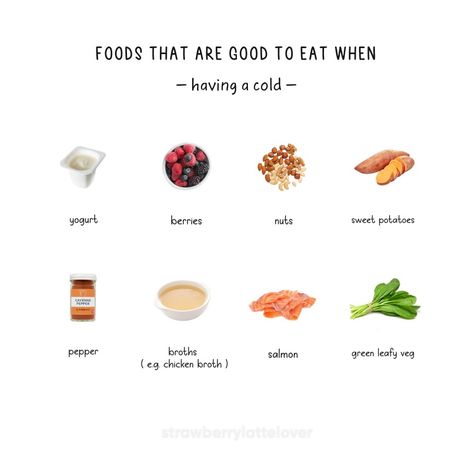 Foods To Eat With A Cold, Foods For Colds Feel Better, Snacks To Eat When Sick, Food To Make When Sick, What To Eat When You Have A Cold, Things To Eat When Sick, Food For Colds, What To Eat When Sick, Food To Eat When Sick