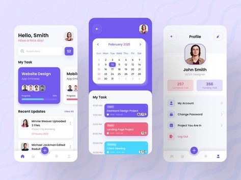 Task Management App Design, Task Management Ui, Employee Dashboard, Task Manager App, Task App, Profile App, Task Management App, To Do App, Ios App Design