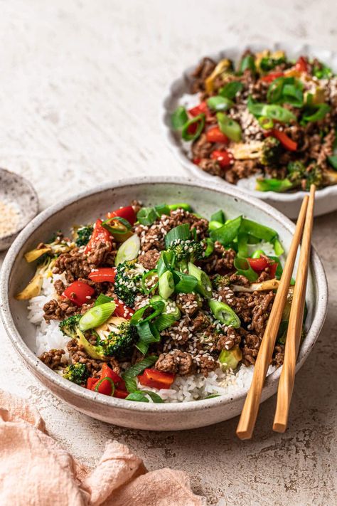 Quick & Easy Teriyaki Beef Bowls