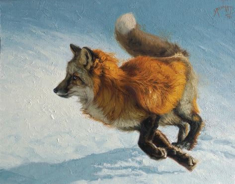 "A Quick Turn Around" Greg Beecham | Oil on Linen Board Fox Oil Painting, Greg Beecham, Animal Foto, Oil Painting Animals, Writing Methods, Fox Photography, Fox Painting, Canine Art, 3d Studio