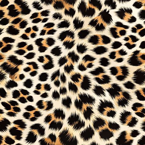 The leopard seamless pattern is a dynamic and striking design featuring the classic spots of a leopard's fur, repeated in a continuous and unbroken manner. The pattern typically showcases irregular, rosette-shaped spots with a darker outline and a slightly lighter interior, set against a contrasting background that mimics the natural fur of the animal. The color palette often includes shades of beige, brown, and black, although modern variations may incorporate bolder or more vibrant colors for Leopard Color Palette, Abstract Seamless Patterns, Background Animal, Interesting Textures, Tiger Skin, Pen Art Drawings, Animal Patterns, Leopard Spots, Shades Of Beige