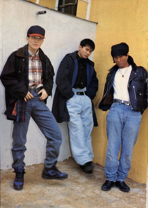 1990s Japanese Fashion, Japanese 90s Fashion Men, 2000s Outfits Men, Japanese 90s Fashion, 80s Hip Hop Fashion, 2000s Fashion Men, 90s Kpop, Kpop Y2k, 80s Hip Hop