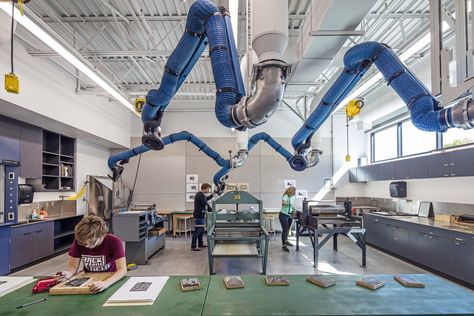 Gallery of Jackson Dinsdale Art Center / TACK architects - 22 Makerspace Design, Makers Space, Workshop Architecture, Design Studio Workspace, Laboratory Design, Factory Interior, Revival Architecture, Victorian Buildings, Art Factory