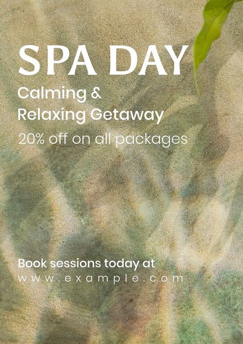 Spa Advertising, Massage Pictures, Templates Aesthetic, Spa Branding, Advertisement Template, Aesthetic Beauty, Advertising Poster, Best Templates, Advertising Design