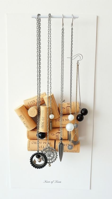 20 Creative Upcycled Jewelry Organizers You’ll Love - Upcycled Around Town Jewelry Organizers, Upcycled Jewelry, Jewelry Organization, Eco Friendly