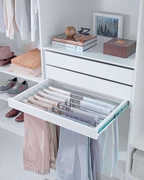 Walking Closet, Bedroom Cupboards, Closet Layout, Closet Remodel, Bedroom Closet Design, Dream Closets, غرفة ملابس, Hus Inspiration, Bedroom Wardrobe