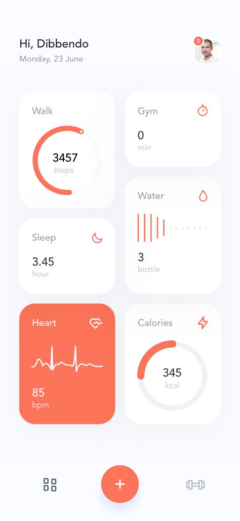 Health Report Design, Health Widget, Healthcare Dashboard, Health Tracker App, Habit Tracker App, Fitness Tracker App, Fitness Tracking App, Health App Design, Health Diary