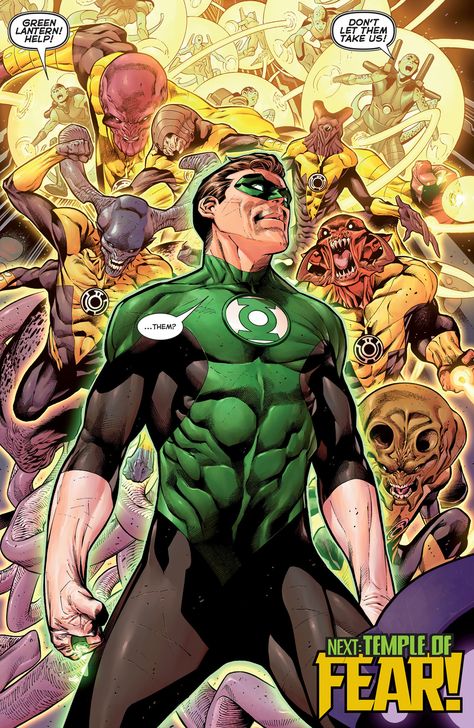 "Green Lantern! Help!" (Hal Jordan & the Green Lantern Corps #2) “Recon” (2016) - Rafa Sandoval, Inks: Jordi Tarragona, Colors: Tomeu Morey Green Lantern Rebirth, Art Dc Comics, Green Lantern Hal Jordan, Hal Jordan, Dc Rebirth, Lantern Corps, Green Lantern Corps, Univers Dc, Dc Comics Superheroes