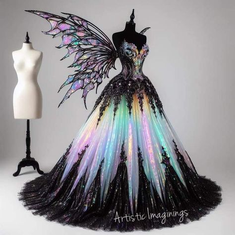 Gem Dress Jewels, Gown Dress Design, Dress Design Ideas, Fairy Gown, Diy Sy, Magical Dress, Fairytale Fashion, Fairy Dresses, Fantasy Dresses