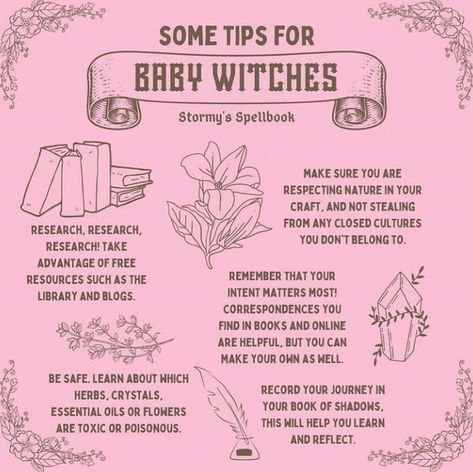 1,956 Likes, 24 Comments - Witchcraft Community (@occult.ish) on Instagram: “🧙‍♀️ Where are my baby witches at? ✨ . Tag your baby witch friends !!! . Repost @stormysspellbook…” Witchy Notes, Witchcraft Spells For Beginners, Tarot Significado, Spells For Beginners, Witchcraft Books, Wiccan Magic, Witch Spirituality, Magic Spell Book, Grimoire Book