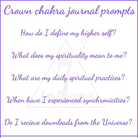 Heart Chakra Shadow Work Prompts, Journal Prompts For Sacral Chakra, Throat Chakra Journaling Prompts, Crown Chakra Journal Prompts, Third Eye Chakra Journal Prompts, Psychology Notes, Chakra Activation, Journal Questions, Holistic Health Coach