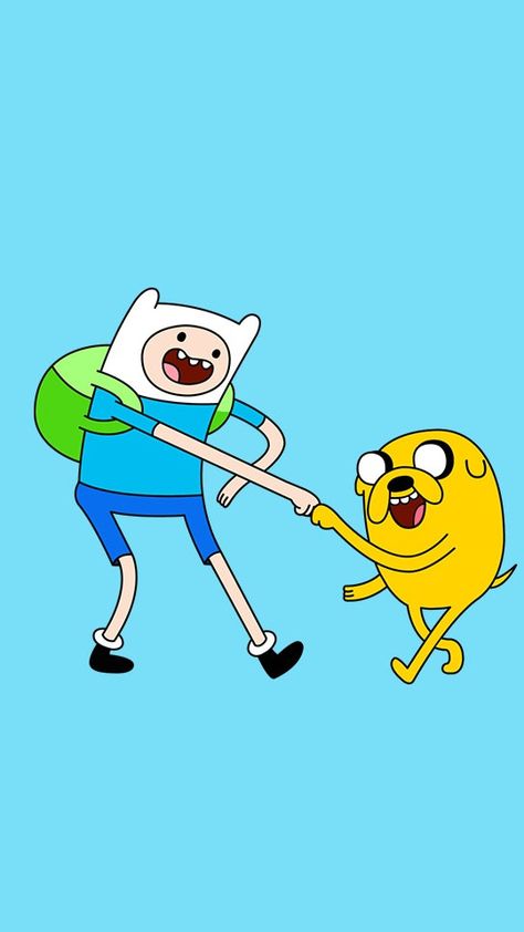 Jake and Finn Adventure Time Drawings, Jake Adventure Time, Adventure Time Tattoo, Time Wallpaper, Finn Jake, Adventure Time Wallpaper, Adventure Time Cartoon, Adventure Time Finn, Finn The Human