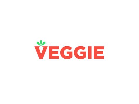 Veggie Logo by Aditya Chhatrala #health #vegetables #fitness #logo #best #inspirational #inspiration #2017 Vegetable Logo Design, Vegetable Logo, Food Brand Logos, Organic Food Logo, Healthy Food Logo, Logo Instagram, Food Logo Design, Fitness Logo Design, Make Your Logo