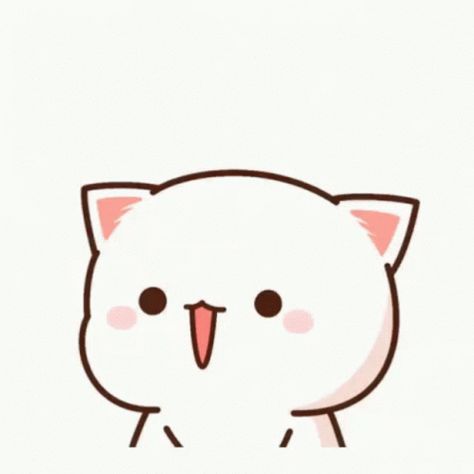 Yay Peachcat GIF - Yay Peachcat WhiteCat - Discover & Share GIFs Cutie Sticker, Cats Cartoon, Pusheen Cute, Cute Cat Illustration, Chibi Cat, Cute Bear Drawings, Cute Kawaii Animals, Cute Cartoon Images, Super Cat