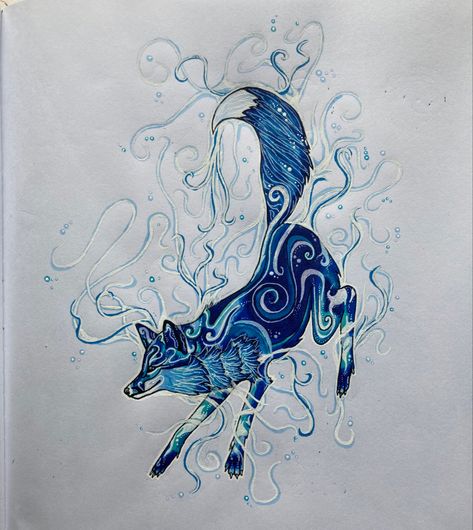 Fox Patronus Art, Fox Patronus, Patronus Tattoo, Coverup Ideas, Ma Tattoo, Shifting To Hogwarts, Harry Potter Oc, Snake Tattoo Design, Mbti Enneagram