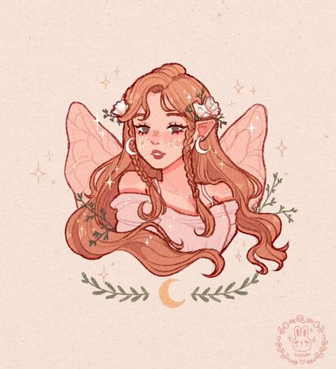 Chai | Artist(@_cheumi) on Instagram: Did @byannabelle.designs DTIYS!! I had to draw her design shes soo pretty ;o; #byannabelle75k#art #dtiys #DrawThisInYourStyle Sketches Ideas, Fairy Drawings, Trending Ideas, Hello You, Easy Learning, Arte Inspo, Fairytale Art, Fairy Art, Cute Art Styles