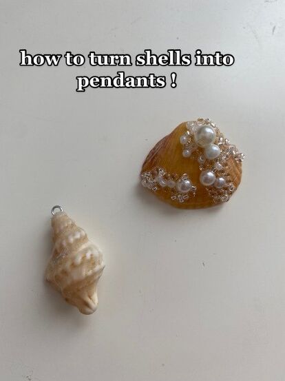 In this tutorial, we’re going to turn seashells into beautiful pendants. You can use these pendants on necklaces, bracelets, and even earrings! Diy Sea Shell Jewellery, She’ll Necklace Tutorial, Seashell Pendant Necklace, Cone Shell Jewelry, Diy Seashell Earrings, Limpet Shell Jewelry, Shell Necklace Diy Seashell Jewelry, How To Make Shell Jewelry, Shell Earrings Diy Seashell Jewelry