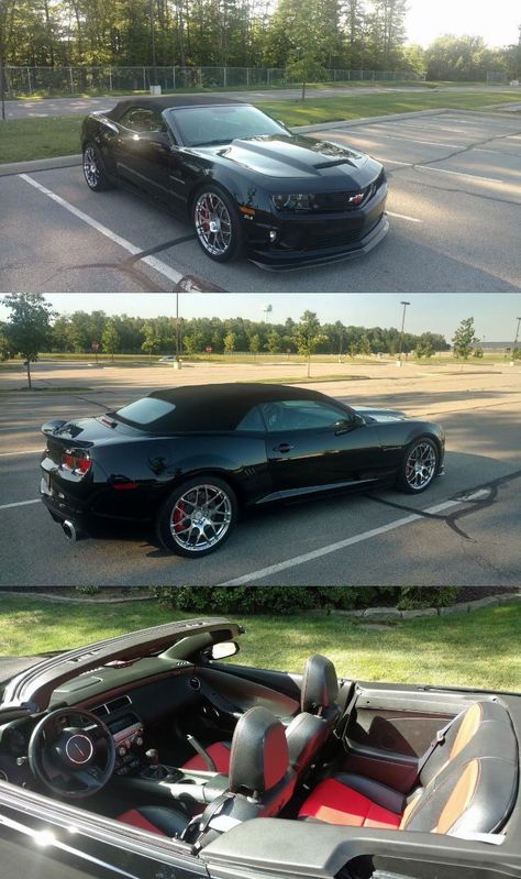 low miles 2011 Chevrolet Camaro SLP ZL1 Convertible Chevrolet Camaro Convertible, Camaro Convertible, Rear End, X Car, Chevrolet Camaro, Manual Transmission, New Set, Sweet 16, Convertible