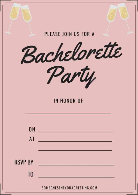 Need some help with your bachelorette party invitation wording? Use these sample invitation examples to help you get the best bachelorette party invitations | #party #invitations #bachelorette Bachelorette Invites Template, Bachelorette Cocktails, Sample Invitation, Wording Ideas, Free Printable Invitations Templates, Funny Bachelorette, Invitation Examples, Bachelorette Party Invitation, Invite Ideas