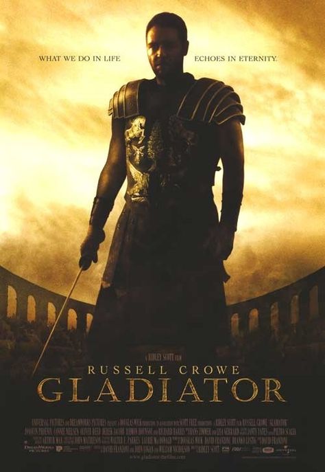 Gladiator "What we do in life echos in eternity." Gladiator 2000, Gladiator Movie, The Gladiator, Oliver Reed, Movies Worth Watching, Kirk Douglas, Kristin Kreuk, See Movie, Colin Farrell