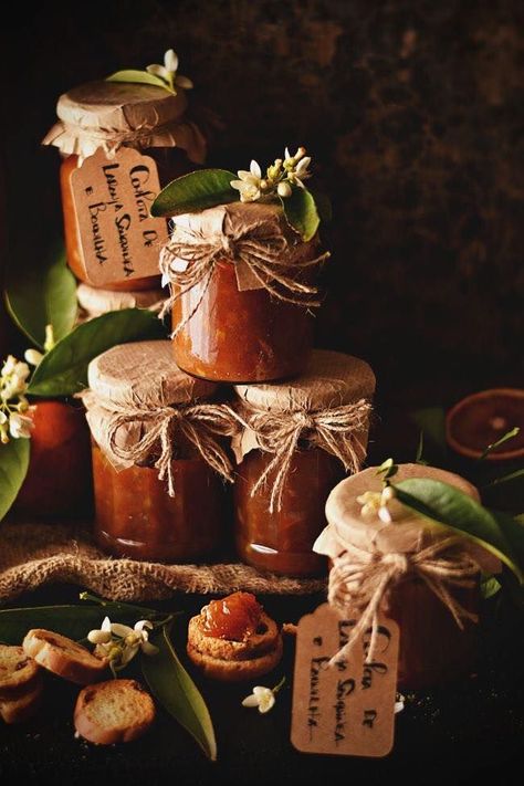 Blood Orange Marmalade, Jam Packaging, Moody Food Photography, Christmas Jam, Orange Marmalade, Beautiful Food Photography, Food Photography Inspiration, Breakfast Cake, Jam Jar