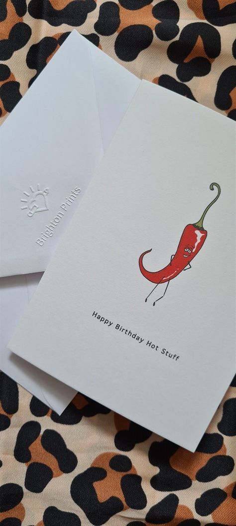 Happy Birthday Hot Stuff. Birthday Card Funny Home Made Birthday Cards, Simple Birthday Presents Friends, Birthday Card Simple Design, Simple Drawing Birthday Card, Greetings Cards Handmade For Boyfriend, Funny Birthday Cards Boyfriend, Birthday Card Funny For Him, 22 Birthday Card Ideas, Aesthetic Handmade Birthday Cards