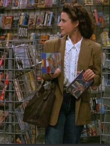 Seinfeld 😎 Closet Con Tv, Elaine Benes, Iconic Outfits, 90s Inspired Outfits, Julia Louis Dreyfus, Shows And Movies, 90s Outfit, Seinfeld, Own Style