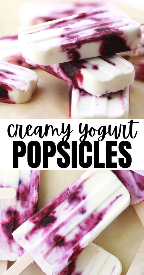 Greek Yogurt Popsicle Recipes, Popcicles Recipes, Greek Yogurt Popsicles, Summer Popsicle Recipes, Yogurt Popsicle Recipes, Fruit Popsicle Recipes, Frozen Yogurt Pops, Frozen Yogurt Popsicles, Homemade Frozen Yogurt