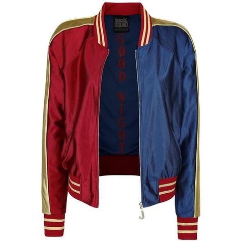 Blue Letterman Jacket, Blue Varsity Jacket, Harley Quinn Jacket, Jackets Varsity, College Jacket, Jacket Varsity, College Jackets, Letterman Jackets, Harley Quinn Cosplay