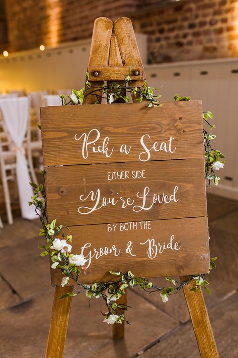 Signs For Seating At Wedding, Wedding Seating No Sides, Ceremony Signs Wedding Pick A Seat, Wedding Take A Seat Sign, Wedding Sign Pick A Seat Not A Side, Wedding Sit Where You Want Sign, Bride And Groom Side Sign, Pick A Chair Not A Side Sign, Wedding Signs Pick A Seat Not A Side