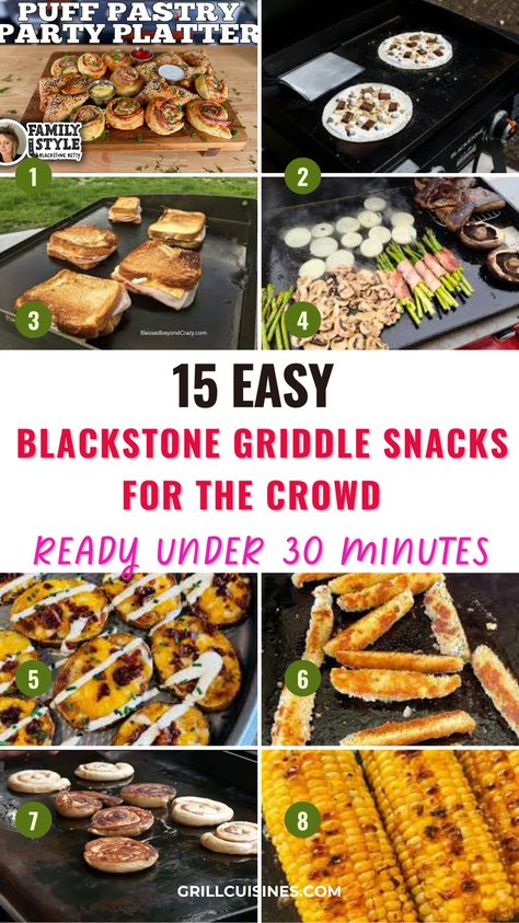 Discover Blackstone Griddle snacks perfect for feeding a crowd! From crispy appetizers to savory finger foods, these easy-to-make recipes will delight your guests at any gathering. Griddle Appetizers, Appetizer For Party, Horderves Appetizers, Griddle Cooking Recipes, Grilled Appetizers, Teriyaki Chicken Skewers, Blackstone Recipes Blackstone For A Crowd, Griddle Appetizers, Blackstone Recipes For A Crowd, Recipes For Crowd, Party Horderves, Crispy Appetizers, Griddle Recipes Blackstone Griddle Appetizer Recipes, Tailgate Griddle Recipes, Black Stone For A Crowd, Griddle Tailgate Food, Tailgate Blackstone Recipes, Blackstone Gameday Recipes, Appetizers On Blackstone Griddle, Blackstone Game Day Food, Appetizers On The Blackstone