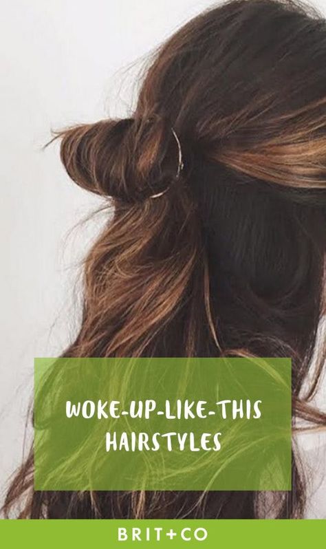 Bedhead just got super chic. Bedhead Hairstyle, Bald Hairstyles For Women, Bedhead Hair, Easy Hair Up, Morning Hair, Lazy Hairstyles, Messy Short Hair, Short Straight Hair, Curly Hair Women