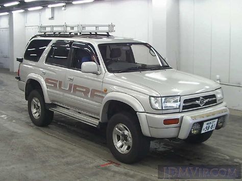 1996 TOYOTA HILUX SURF SSR_G_ VZN185W - https://jdmvip.com/jdmcars/1996_TOYOTA_HILUX_SURF_SSR_G__VZN185W-2oRFfnzwnsHdi6x-55435 Toyota Hilux Surf, Toyota Surf, Jeep Rubicon, Toyota Fj Cruiser, Bugatti Veyron, Fj Cruiser, Toyota Hilux, Jdm Cars, Yokohama