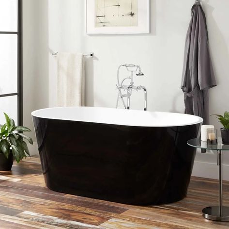 Nichole Daniels, Oval Tub, Minimalist Details, Refinish Bathtub, Vintage Tub, Acrylic Tub, Loft Ideas, Freestanding Tub, Acrylic Bathtub