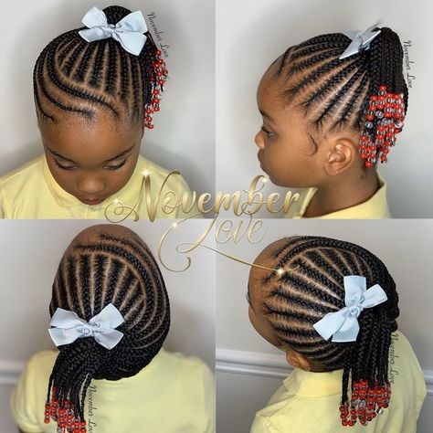 November Love on Instagram: “Children’s Braids and Beads! Booking Link In Bio! #ChildrenHairStyles #BraidArt #ChildrensBraids #BraidsAndBeads #kidsbraidsatl…” S Braids, Kids Braids With Beads, November Love, Braids And Beads, Toddler Braided Hairstyles, Toddler Braids, Kids Style Hair, Kids Braids, Lil Girl Hairstyles