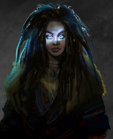 Priestess Character Art, Voodoo Woman, Blood Gang, Lighting References, Video Backdrop, Voodoo Priestess, Video Backdrops, Backdrop Ideas, Woman Drawing