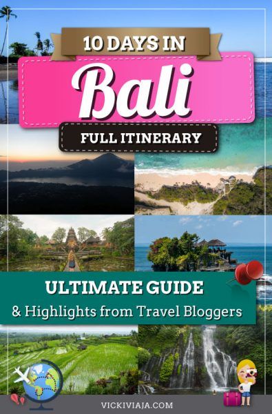 Are you planning a trip to #Bali? Here you can find Travel Bloggers' Bali Highlights for 10 days or more in an amazing Bali Itinerary. #Indonesia #Itinerary #Vickiviaja #Guide Bali Destinations, Koh Lanta Thailand, Bali Tour, Bali Itinerary, Voyage Bali, Bali Lombok, Bali Vacation, Bali Travel Guide, Asia Destinations