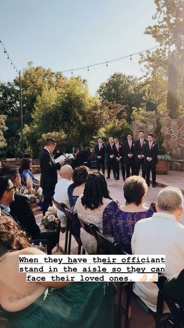 Wedding Officiant Standing In Aisle, Wedding Officiant In Aisle, Officiant In Aisle, Officiant In The Aisle, Officiant Standing In Aisle, Backyard Wedding Aisle Ideas, 2024 Fall Wedding, Wedding Reminders, Mansion Aesthetic