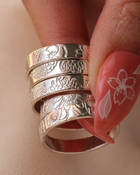 This Stackable Rings item by PriscillaMaShop has 4669 favorites from Etsy shoppers. Ships from San Leandro, CA. Listed on Jan 10, 2024 Silver Crown Ring, Ring Bands, Antler Ring, Handmade Silver Jewellery, Mom Ring, Stamped Rings, Wide Ring, Jewelry Lookbook, Birth Flower