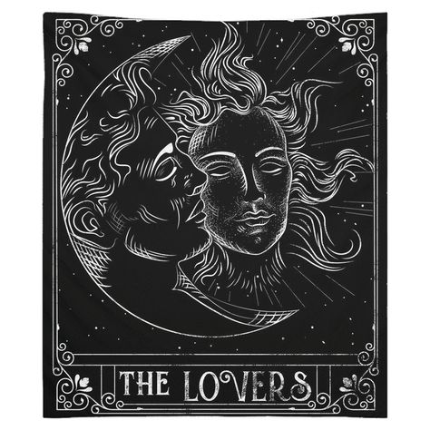 Tarot Cards Aesthetic The Lovers, The Lovers Tattoo Tarot Cards, Lovers Tarot Card Drawing, The Lovers Drawing, The Lovers Wallpaper, Easy Tarot Card Drawing, The Lovers Tarot Art, Tarot Cards The Lovers, Sun And Moon Lovers