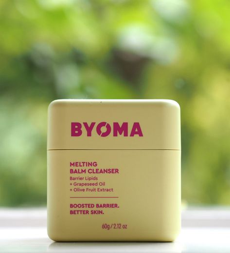 the brilliant new skincare brand is all about protecting and repairing the skin's barrier, find out about the BYOMA melting balm cleanser, easily removes makeup- see more Balm Cleanser, Melting Balm, Dermatological Skin Care, Body Smells, Skincare Brand, Cleansing Balm, Dark Skin Makeup, Olive Fruit, Body Skin Care Routine