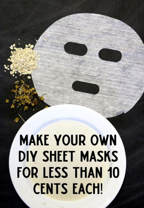 DIY Sheet Mask for Sensitive Skin. Make this DIY sheet mask for sensitive skin for under 10 cents each! Check out this simple holistic beauty recipe to learn what ingredients to use for your DIY sensitive skin sheet masks, why these natural ingredients make a difference and where to buy sheet masks to use for your own budget friendly DIY Sheet Face Masks. Diy Sheet Mask, Sheet Face Masks, Skincare Stuff, Bath Melt, Budget Friendly Diy, Oil Cleansing, Homemade Beauty Recipes, Natural Beauty Recipes, Lotion Bar